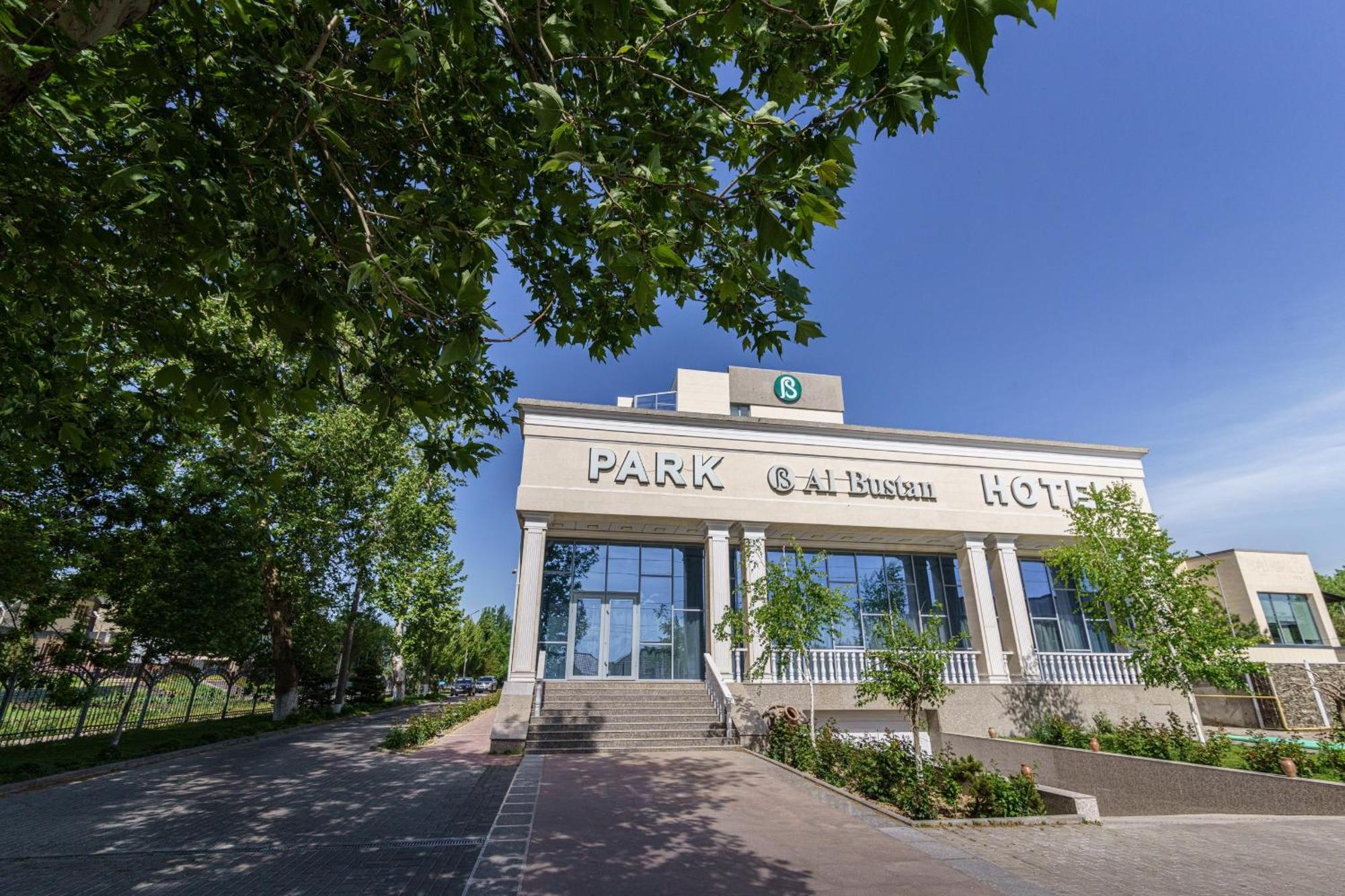 Park Hotel Al Bustan Schymkent Exterior foto